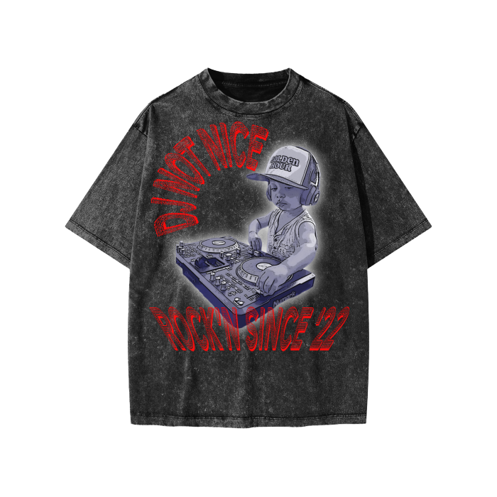DJ NOT NICE - Concert Tee - Kids Vintage Washed – Thomas Wayne