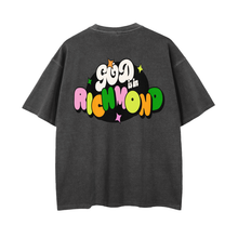 Load image into Gallery viewer, God Is In RVA - Vintage Wash Drop Shoulder