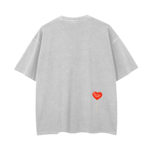 Load image into Gallery viewer, Heart Wave - Vintage Wash Drop Shoulder