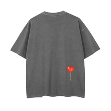 Load image into Gallery viewer, Heart Wave - Vintage Wash Drop Shoulder