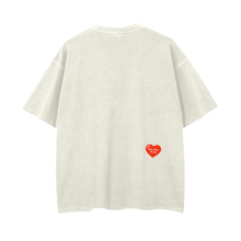 Load image into Gallery viewer, Heart Wave - Vintage Wash Drop Shoulder