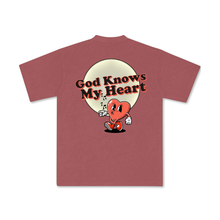 Load image into Gallery viewer, God Knows My Heart - Drop Shoulder Stone Wash