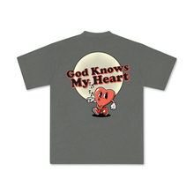 Load image into Gallery viewer, God Knows My Heart - Drop Shoulder Stone Wash