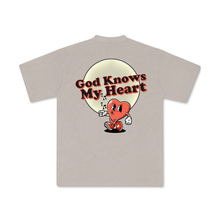 Load image into Gallery viewer, God Knows My Heart - Drop Shoulder Stone Wash