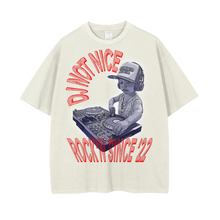 Load image into Gallery viewer, DJ NOT NICE - Concert Tee - Adult Vintage Wash Drop Shoulder
